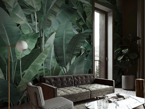 JUNGLE THAI BANANO - Vinyl or fyber glass wallpaper _ N.O.W. Edizioni